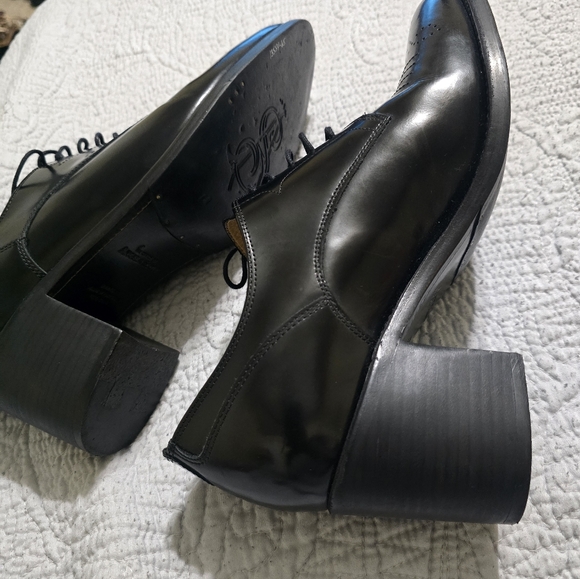 THE OFFICE OF ANGELA SCOTT Miss Button Derby In Black (size 42) - Picture 10 of 13
